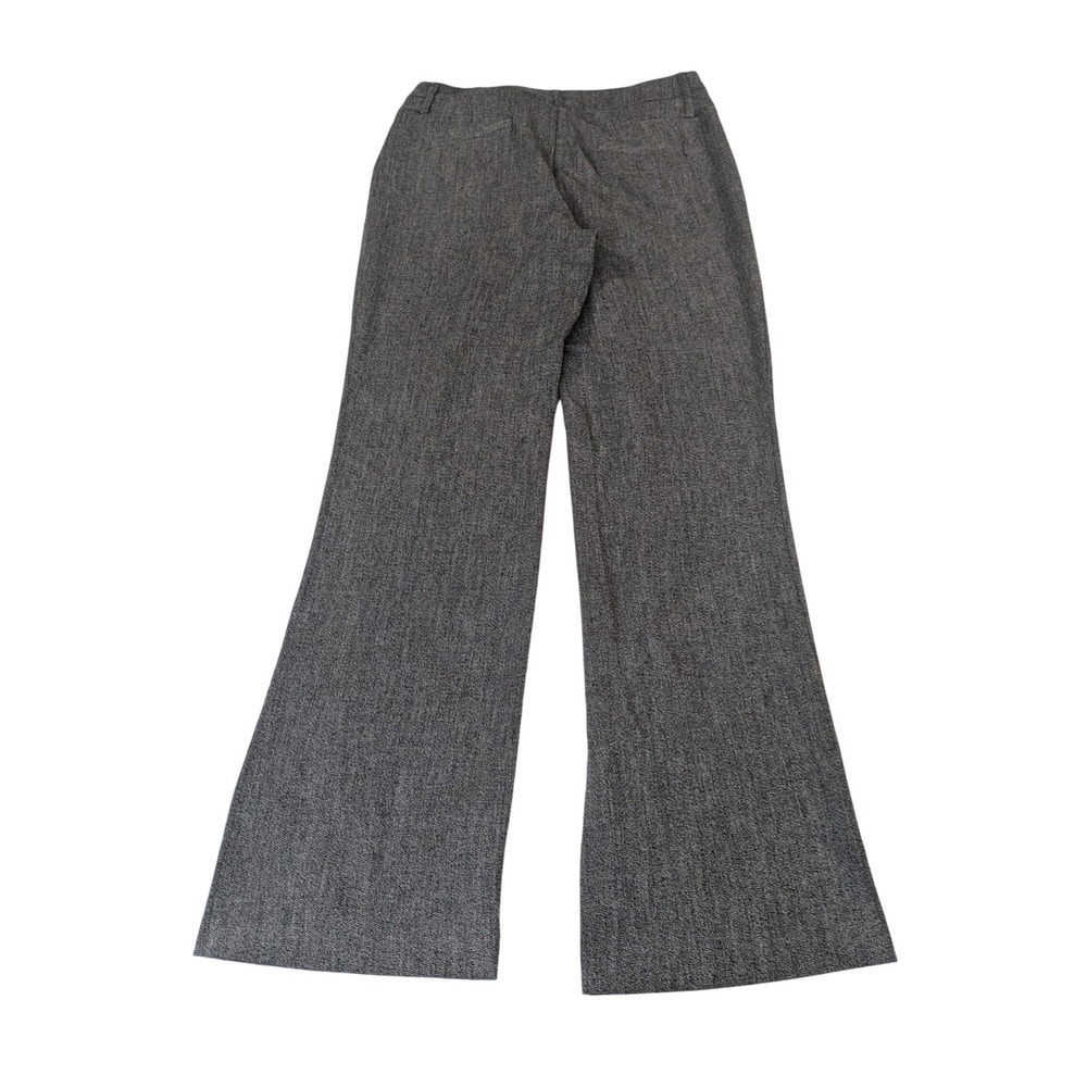 AB‎ Studio Dress Slacks 8 Gray Brown Textured Professional Stretch Trousers - Picture 4 of 9